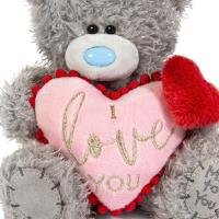 7" I Love You Padded Heart Me to You Bear Extra Image 3 Preview